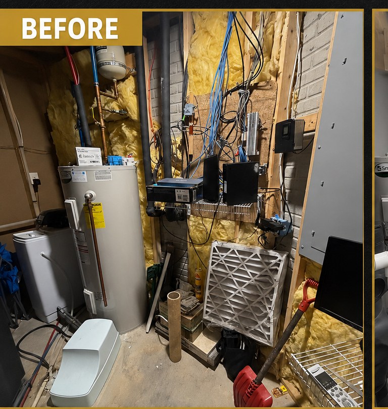 Before Utility & Laundry Area Transformation