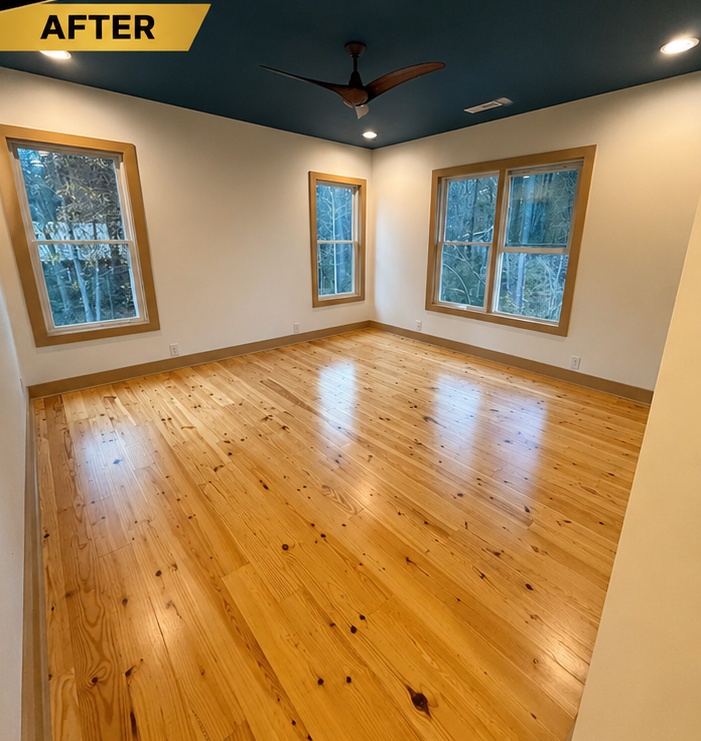 After Interior Painting & Hardwood Flooring
