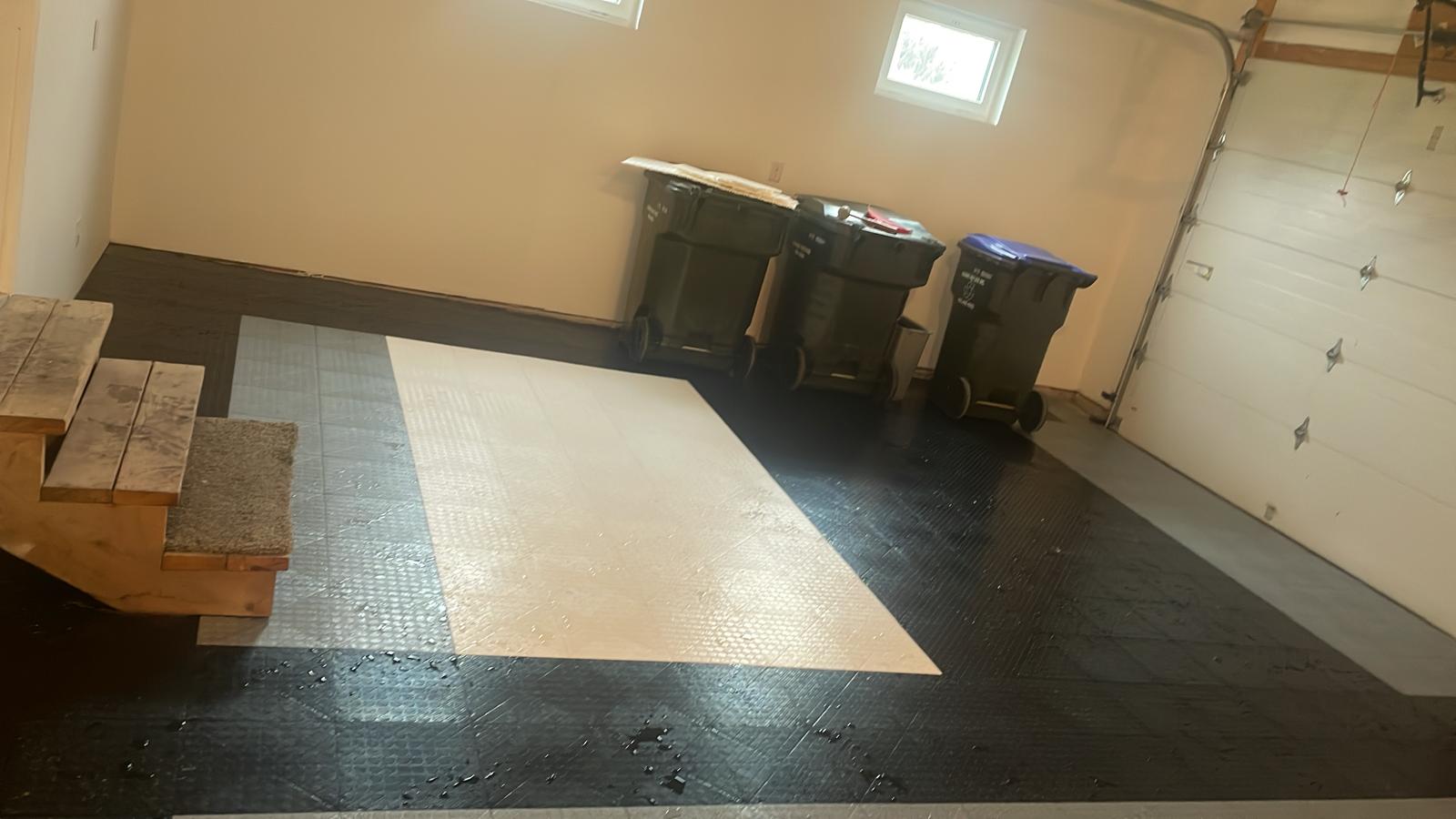 After Garage Flooring & Window Installation